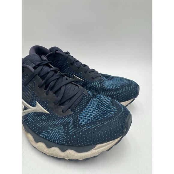 Mizuno WAVE HORIZON 14 Men's USED Athletic Sneaker Blue US Size 10.5 No Box - Picture 2 of 10